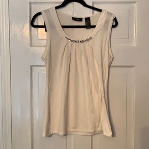 Access Liz Claiborne Ivory tank.